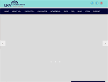 Tablet Screenshot of lkacooperative.com